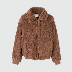 OAK+FORT Teddy Bomber Coat